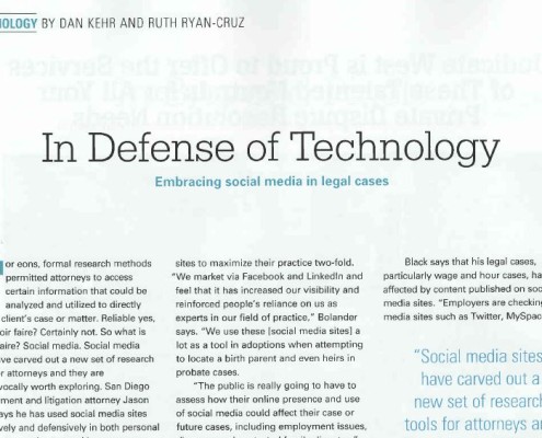 ryan_cruz_law_san_diego_attorney_legal_article_in_defense_of_technology_august_2012