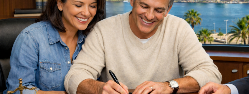 Firmar un testamento simple